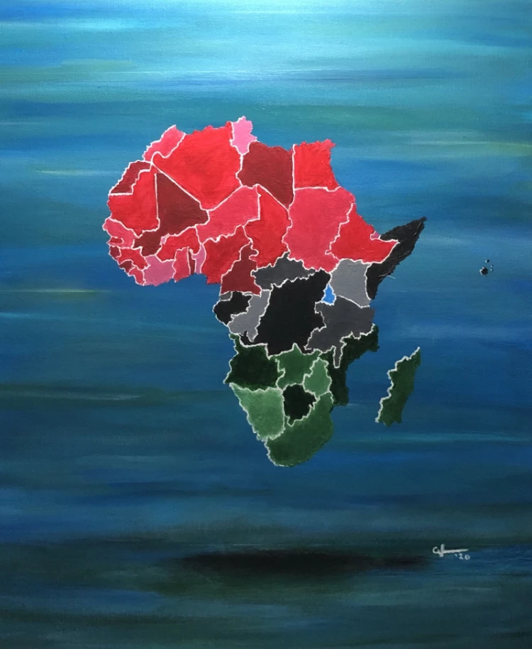 Original fine art by Chris Van Kirk 3